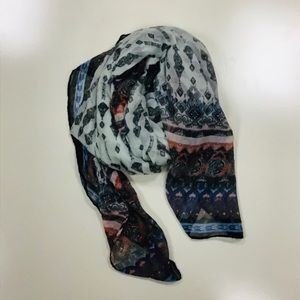 NWOT Oriental Style Scarf Extra Long